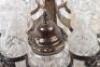A Victorian silver and silver plated glass cruet set - 7