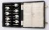 A set of 20th century silver teaspoons, Sheffield 1950 - 2