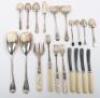 A mixed lot of silver and silver plate - 4