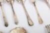 A mixed lot of silver and silver plate - 8