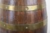 A 19th century brass and oak rum barrel - 8