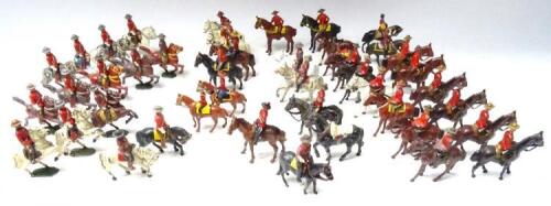 British hollowcast Royal Canadian Mounted Police mounted