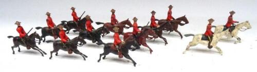 Britains from set 1349, Royal Canadian Mounted Police mounted