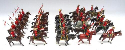 New Toy Soldiers Royal Canadian Mounted Police in stetsons, mounted