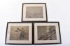 A set of four 19th century coloured engravings aquatints of hunting scenes - 8