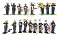 Britains Eyes Right Royal Marines Bandsmen