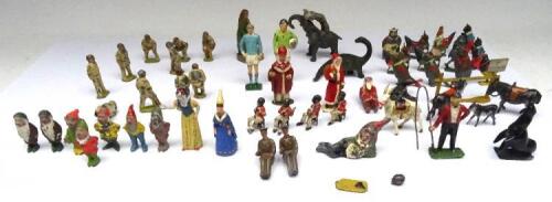 Ten Kew Cricketers with various other items