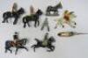 Ten Kew Cricketers with various other items - 4