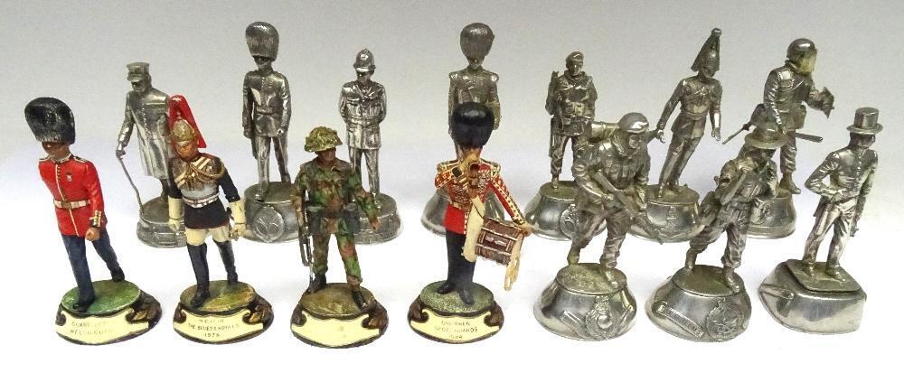 PLOMB FIGURINES D'ARTISTES Sur Base Metal Modeles-Officier Des PLOMB FIGURINES D'ARTISTES Sur Base Metal Modeles-Officier Des