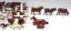 Brown and White Cattle, mostly Britains - 4