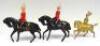 Britains second grade cavalry with white helmets - 3