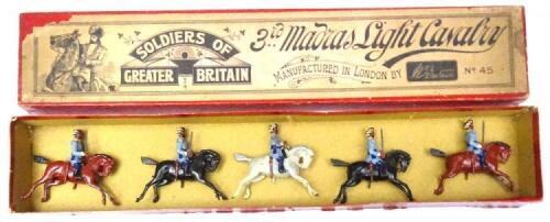 Britains set 45, 3rd Madras Light Cavalry