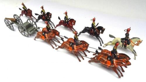 Britains set 125, small size Royal Horse Artillery