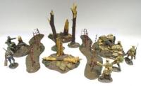 Britains First World War Matte Series 1916 Heavy Weapons and Scenery