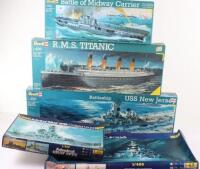 Revell and Heller model Ship kits