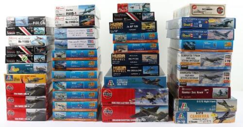 Forty 1:72 scale fighter Jet model kits