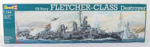 Revell 1:114 scale US Navy Fletcher-Class Destroyer model kit