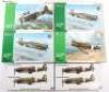 Twenty-four 1:32 and 1:72 scale Italian W.W.II fighter model kits - 2