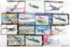 Forty-eight 1:72 scale twin and single propeller fighter model kits - 2