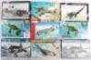 Forty 1:72 scale JU87 and Focke-Wulf Fighter plane model kits - 3