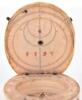 ^ Very rare oval ivory diptych combined pocket compass, sundial and brass nocturnal dated 1593 - 3