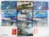 Twenty-three 1:72 scale WW2 fighter model kits - 3