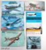 Twenty-nine 1:72 scale WWII German and Japanese fighter model kits - 3