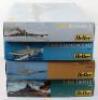 Four Heller 1:400 scale model Battleship kits - 2