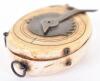 ^ Very rare oval ivory diptych combined pocket compass, sundial and brass nocturnal dated 1593 - 9