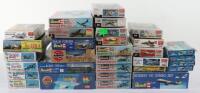 Fifty various 1:144 scale model kits