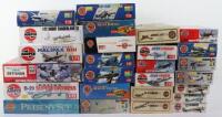 Twenty-six Airfix 1:72 scale model Aircraft kits