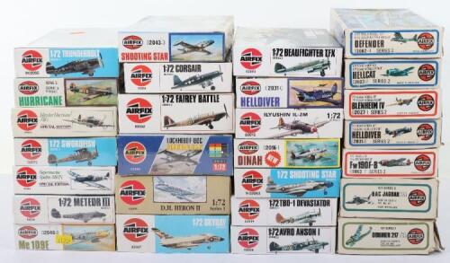 Thirty Airfix 1:72 scale model Aircraft kits