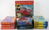 Nine various scale model Aircraft kits