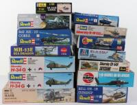 Fourteen Helicopter model kits