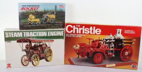 Three model kit Steam Engines