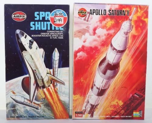 Airfix Apollo Saturn and Space Shuttle 1:144 scale model kits
