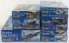 Eight Revell 1:32 scale aircraft model kits