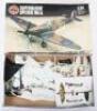 Four Airfix 1:24 scale aircraft model kits - 3