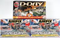 Three multi set Airfix 1:72 scale Milltary model kits