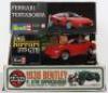 Three Airfix/Revell model Car kits 1:12 scale