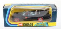 Corgi Toys 267 Rocket Firing Batmobile, red wheels with chrome hubs