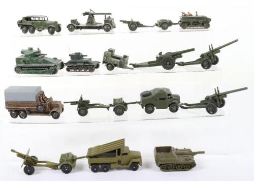 Quantity of unboxed Military Dinky Toys,