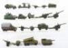 Quantity of unboxed Military Dinky Toys,