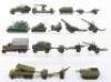 Quantity of unboxed Military Dinky Toys, - 2