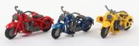 Three Tekno Harley Davidson Motorcycle Models