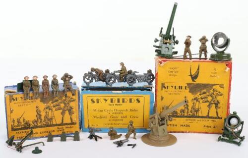 Skybirds Anti-Aircraft Instruments and Machine guns in original boxe