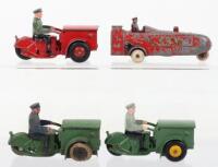 Three Dinky Toys 14z Triporteur Three Wheel Delivery Cycle