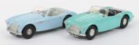 Two Unboxed Tri-ang Spot On Models 105 Austin Healey “100-SIX”