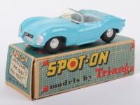 Tri-ang Spot On Model 107 Jaguar XKSS Sky blue body