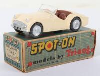 Tri-ang Spot On Model 108 Triumph TR3 cream body